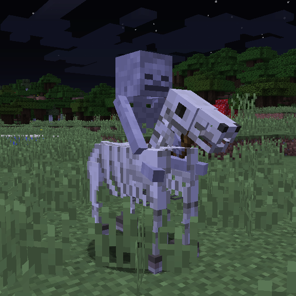 我的世界Skeleton Horse Spawn Mod